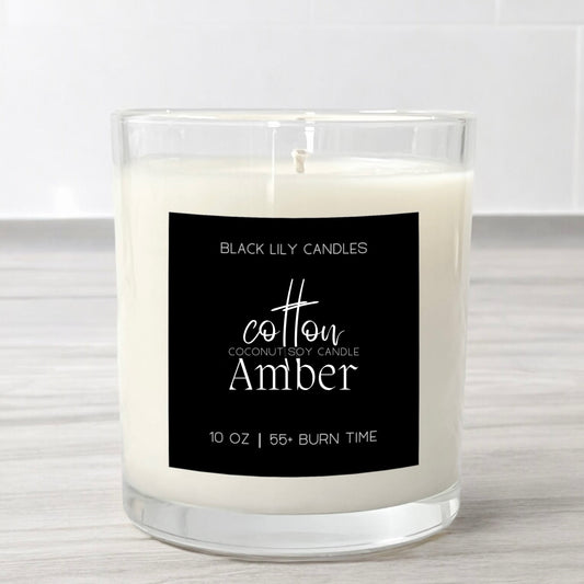 Cotton Amber - Black Lily Candle Co