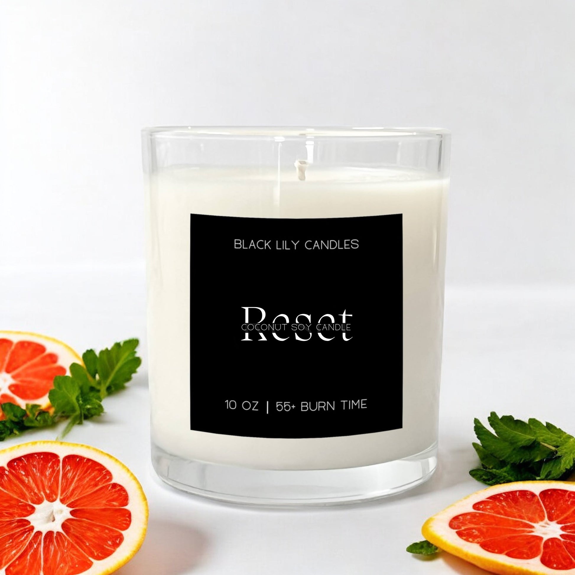 Reset - Grapefruit + Mint - Black Lily Candle Co